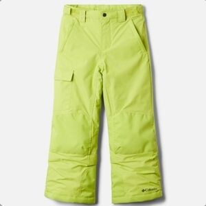 Columbia Bugaboo II Pants Green Insulated Pants Ski / Snowboard - L YOUTH